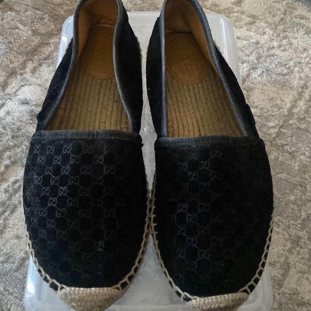Gucci suede espadrilles